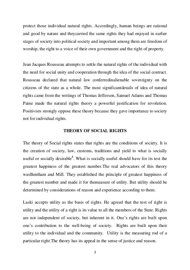 Human Rights Theories Essays
