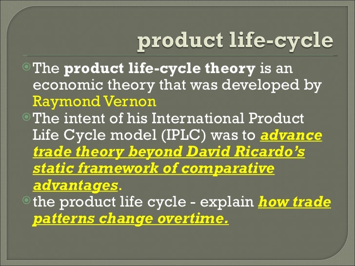 Theories of international trade