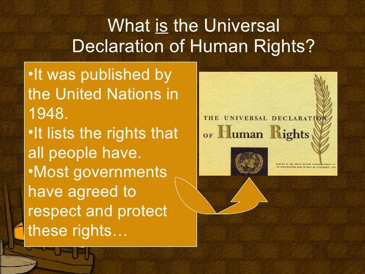 Universal declaration of human rights essay