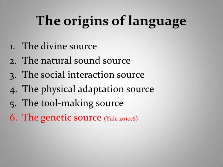 the origin of language essay the origin of language essay