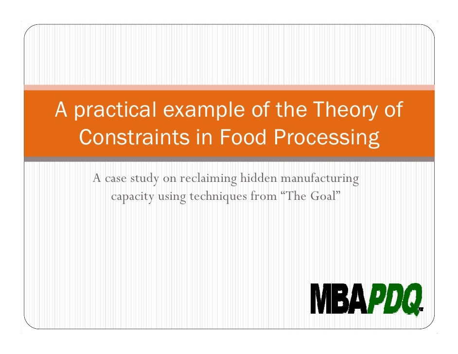Theory of constraints demonstration image