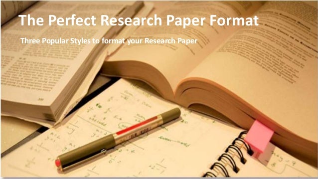 How to write a perfect research paper