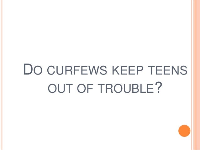 Curfew essay