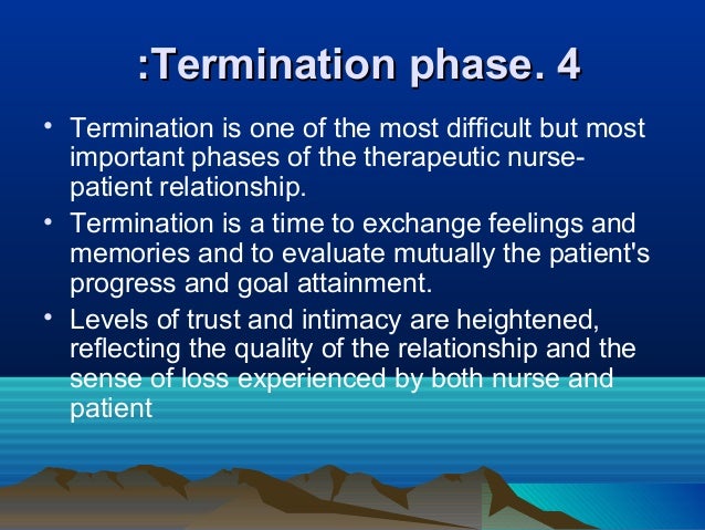 what occurs during the working phase of the nurse-client relationship