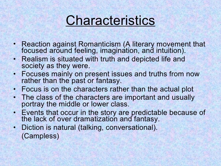 The Realistic Period