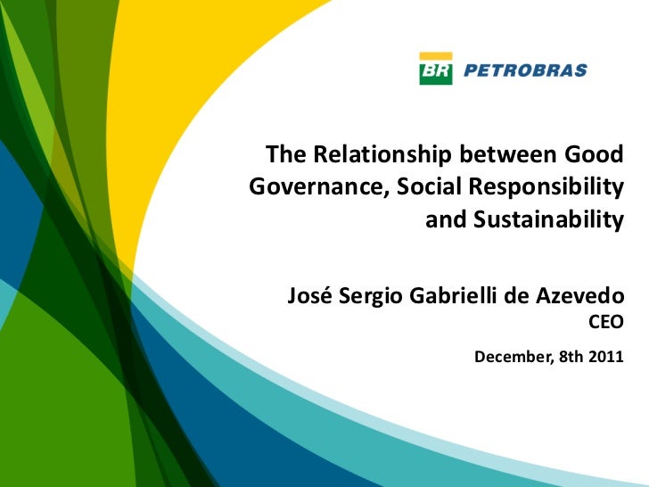 The Relationship Between Good Governance Social Responsibility And S