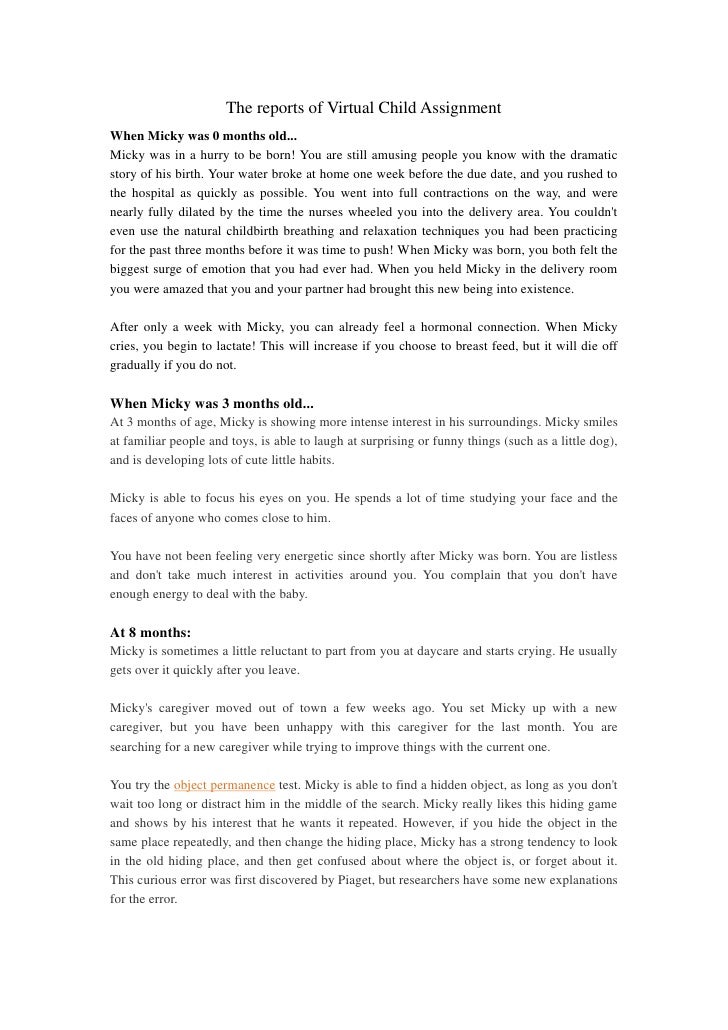 my virtual child My virtual child essay - reliable essay and research paper writing company - get original assignments of the best quality best college essay writing company - get help with non-plagiarized essays, research papers and up to dissertations quick high-quality essay and research paper writing service - we provide top-quality paper assignments in. my virtual child My virtual child essay - reliable essay and research paper writing company - get original assignments of the best quality best college essay writing company - get help with non-plagiarized essays, research papers and up to dissertations quick high-quality essay and research paper writing service - we provide top-quality paper assignments in.