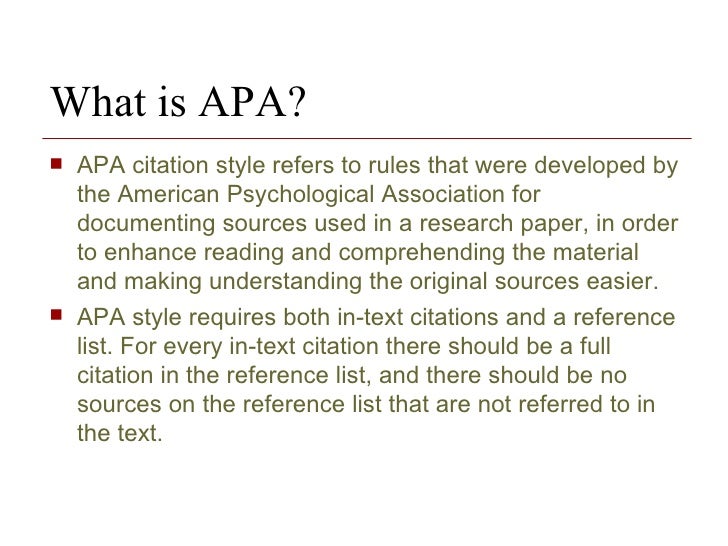 Apa style citing research paper