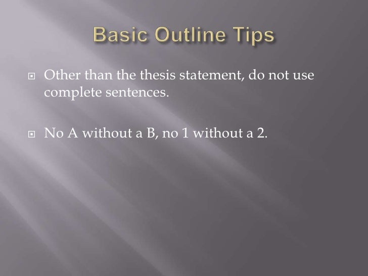 Why is a thesis statement important in a research paper