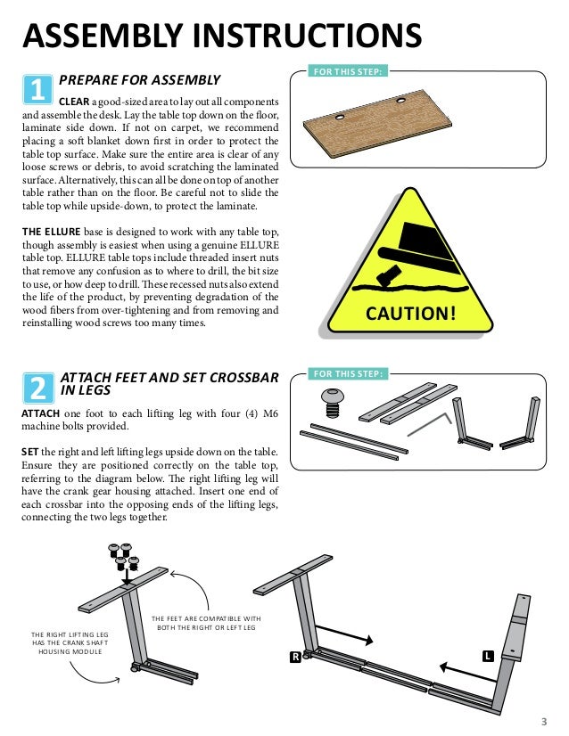 manual operation com 3 phone desk