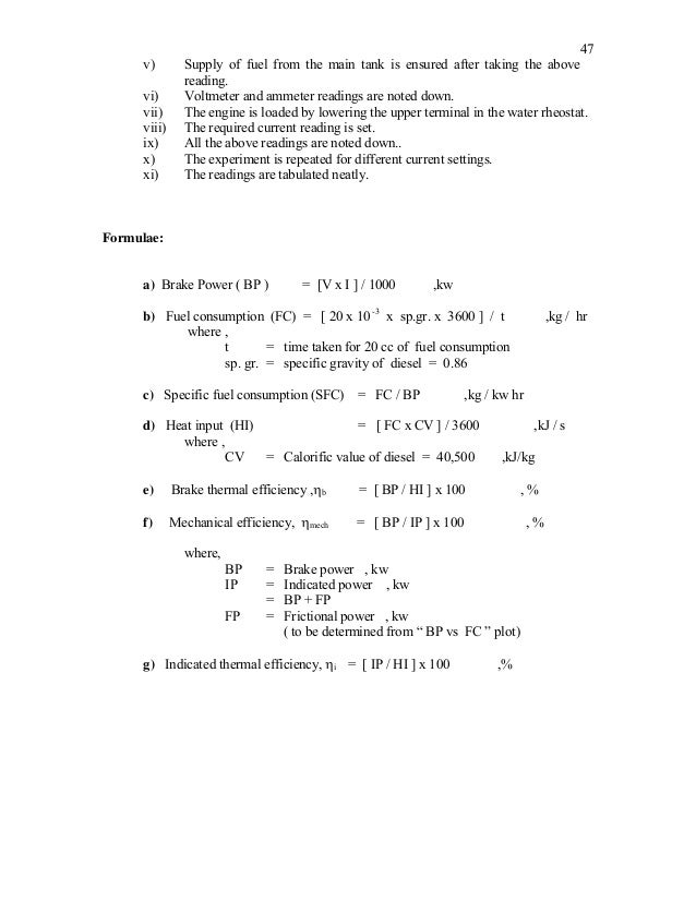 Thermodynamics Lab Experiments Manual