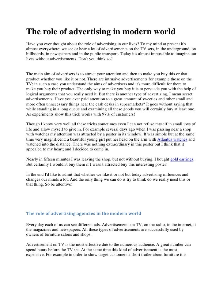 False advertising essay