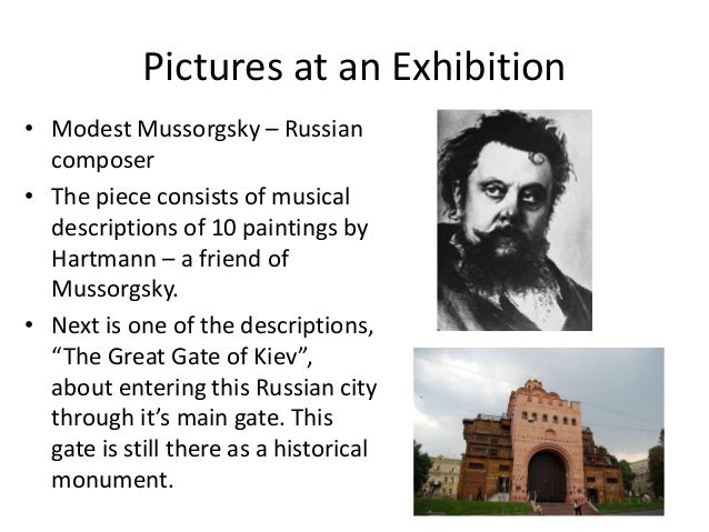 mussorgskys pictures at an exhibition essay mussorgskys pictures at an exhibition essay
