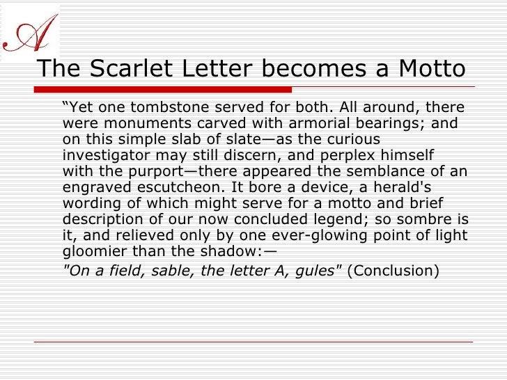 Essay on the scarlet letter by nathaniel hawthorne