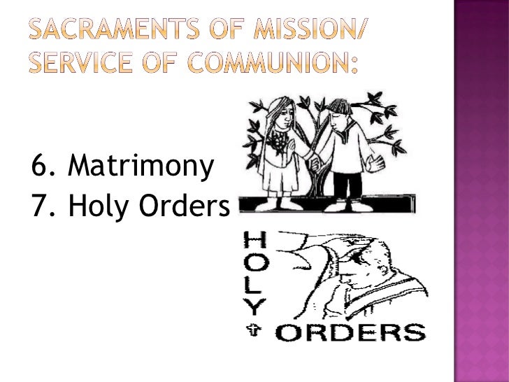 The seven sacraments