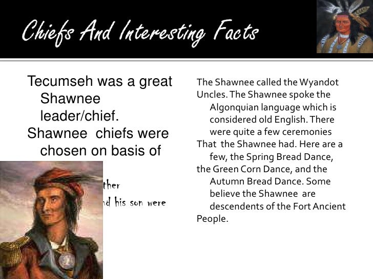The Shawnee Tribe