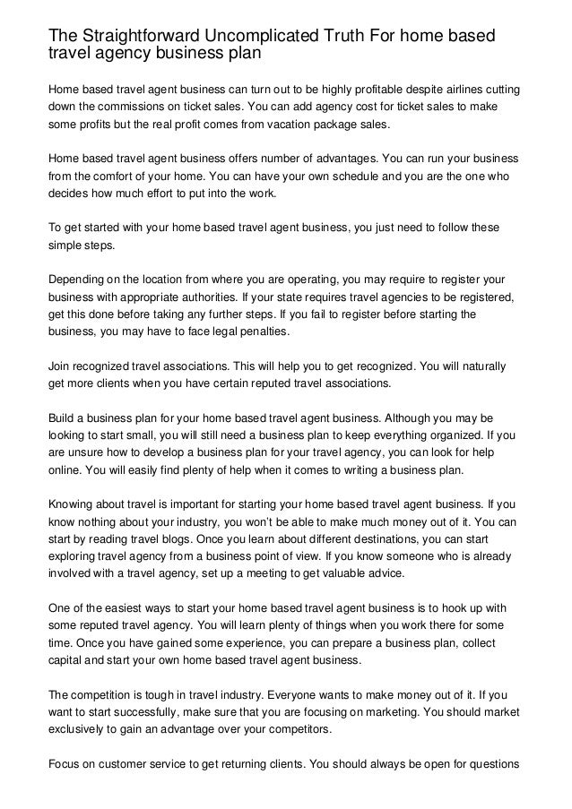 travel agency business plan report format business plan travel agency pdf
