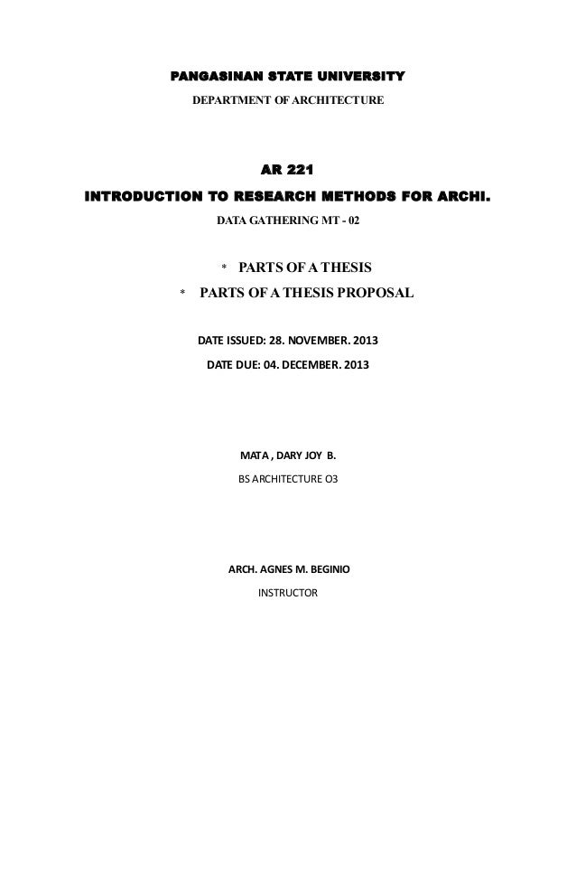 Dissertation Thesis 2Nd