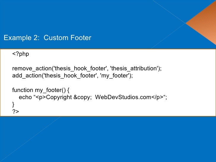 Thesis edit footer