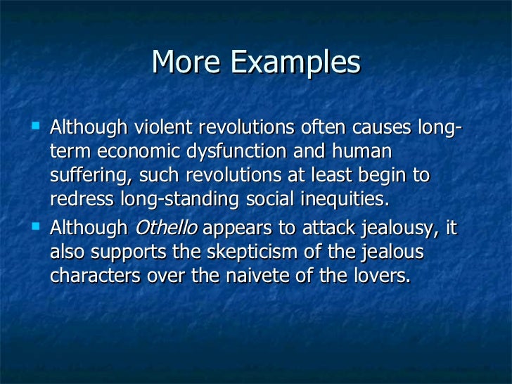 One sentence paragraph thesis
