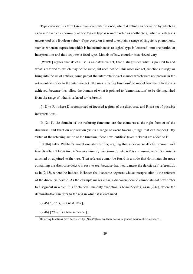 Dissertation sur l argumentation direct et indirect speech