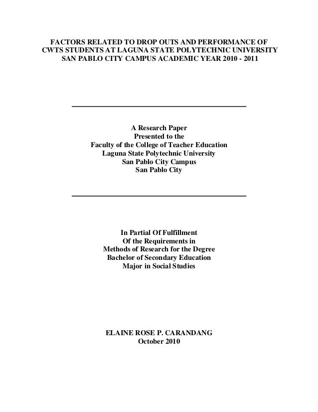 research paper cover page template