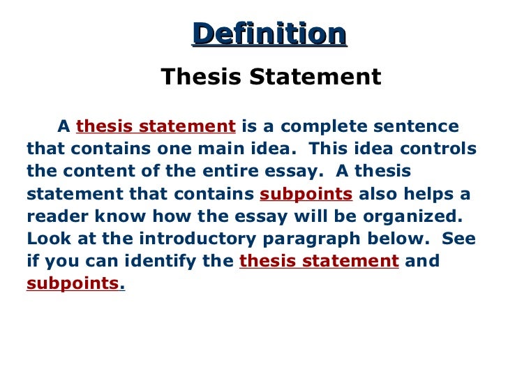 How to Write a Thesis Statement for a Literary Analysis Essay