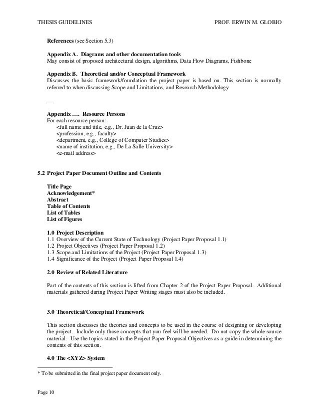 Information system thesis proposal