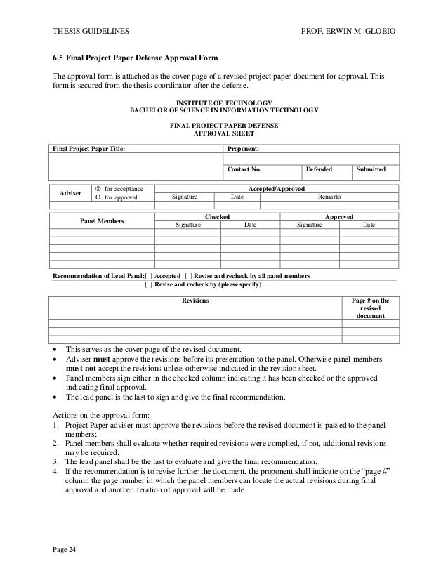 Approval sheet sample research paper