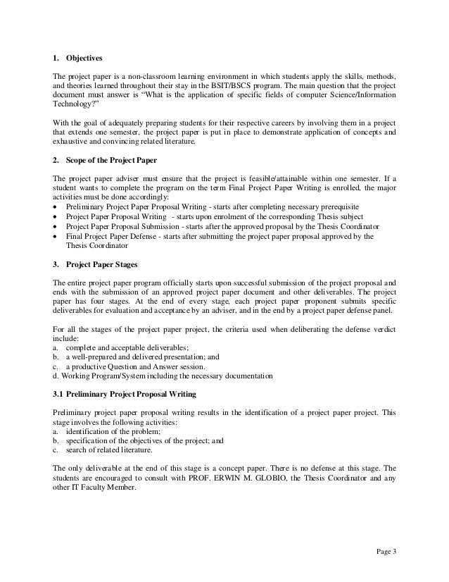 UNDERGRADUATE THESIS PROPOSAL Introduction The Proposal