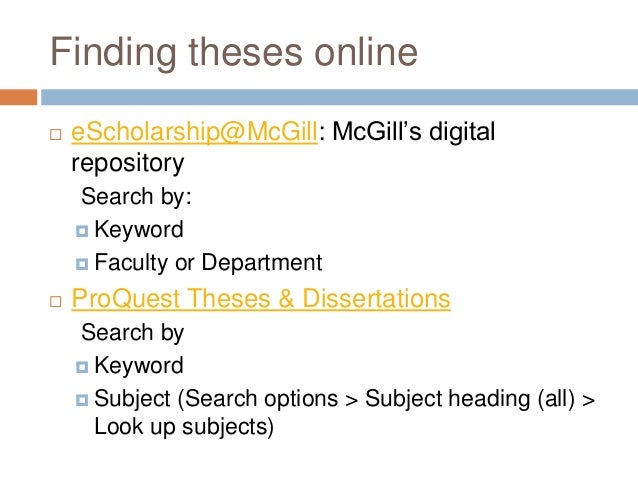 Databases - Dissertations and Theses: Full Text