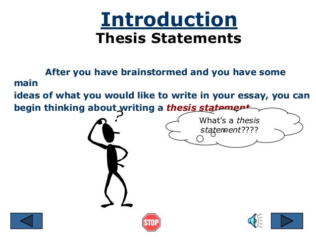 Thesis Statements - Jerz s Literacy Weblog