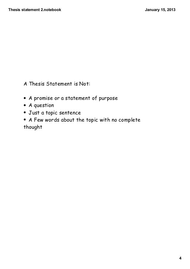 What is a tentative thesis? | reference.com