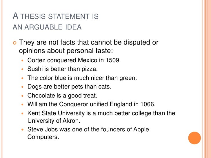 Famous thesis statements