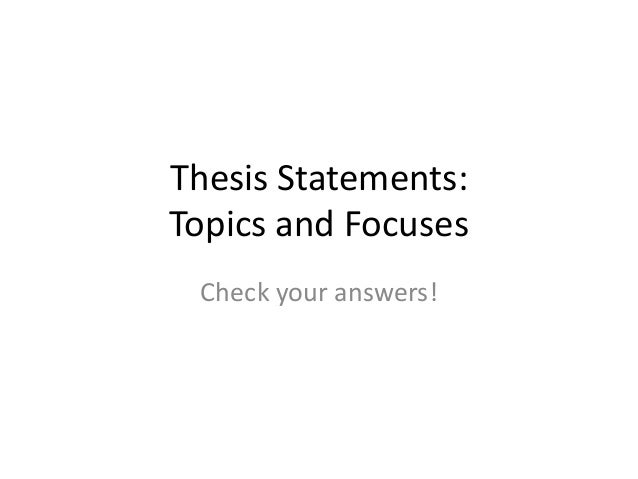 How to Come Up With a Thesis Topic or Finding a Good