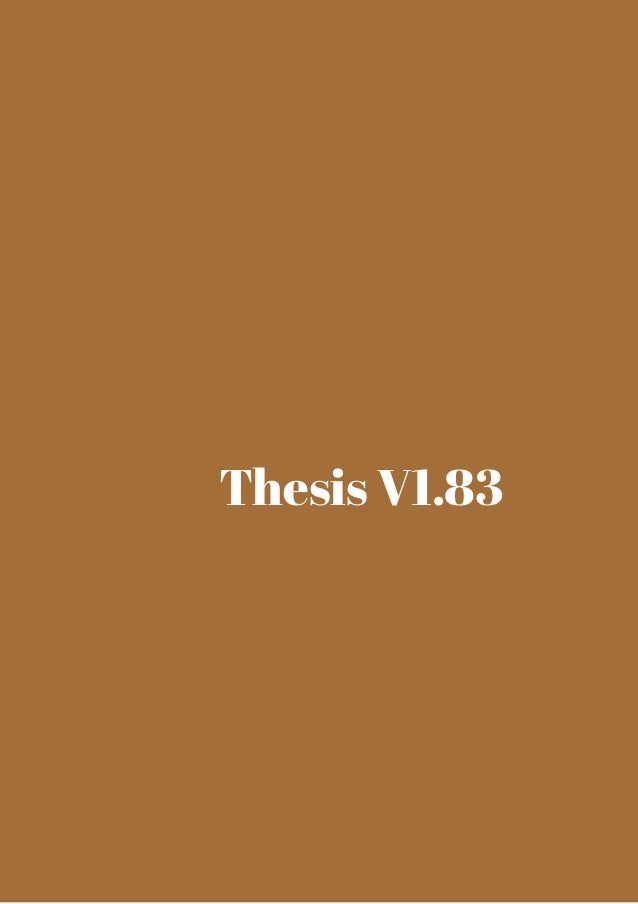 Get a thesis