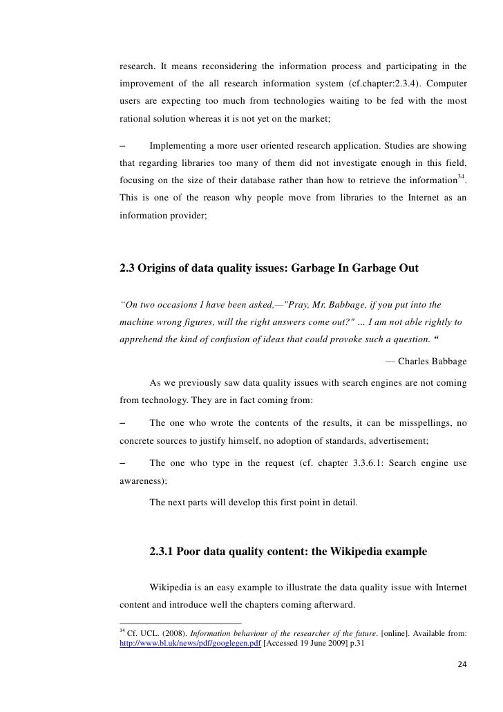 Search Master Thesis