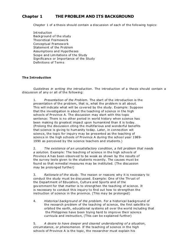 Writing a thesis for research paper