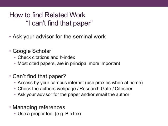 Find thesis