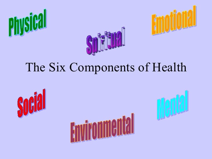 The Six Components of Health