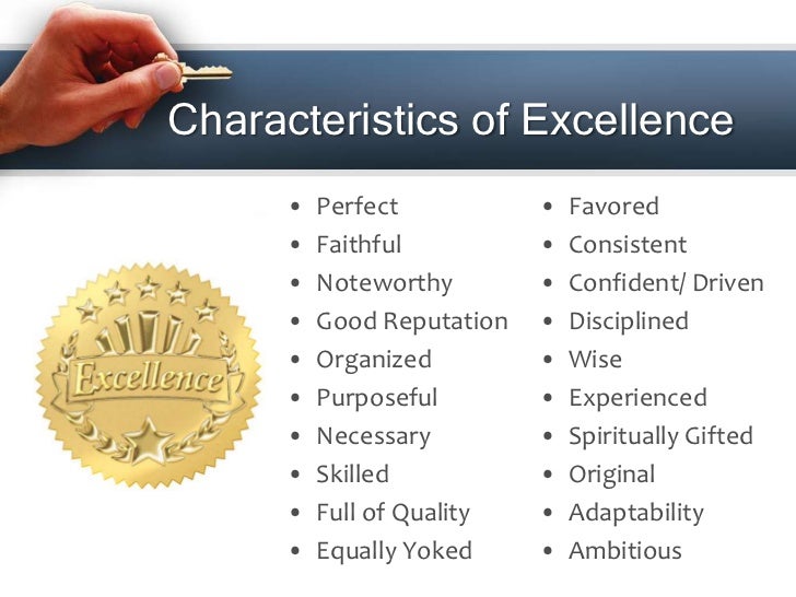 The Spirit of Excellence