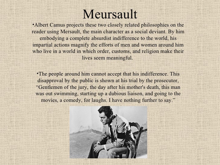 Essay On Meursault In Albert Camus The Outsider