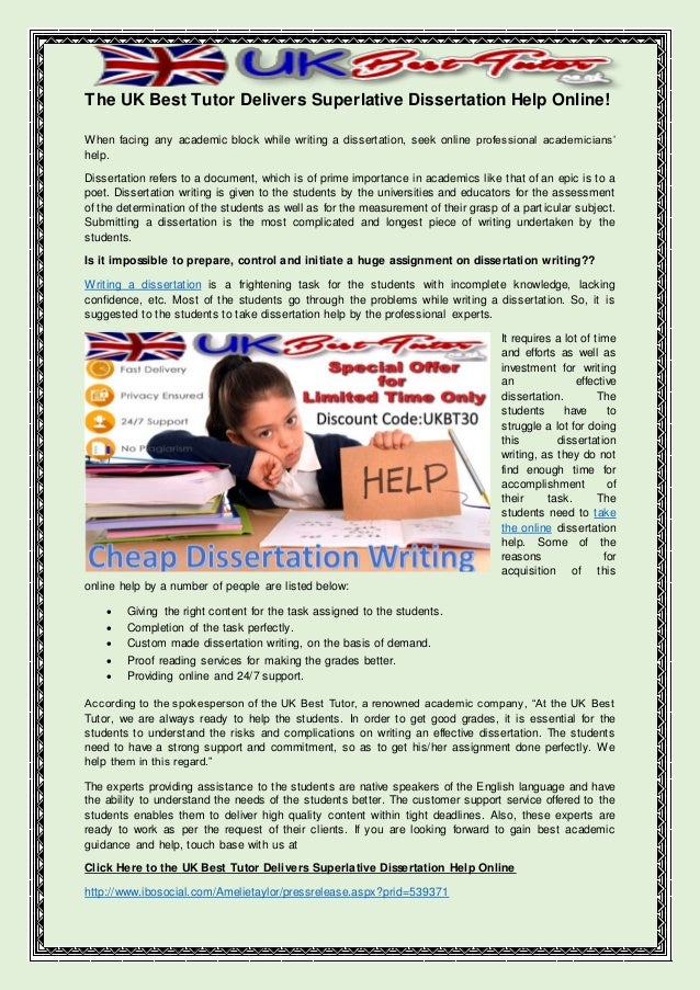 Online dissertation help buy