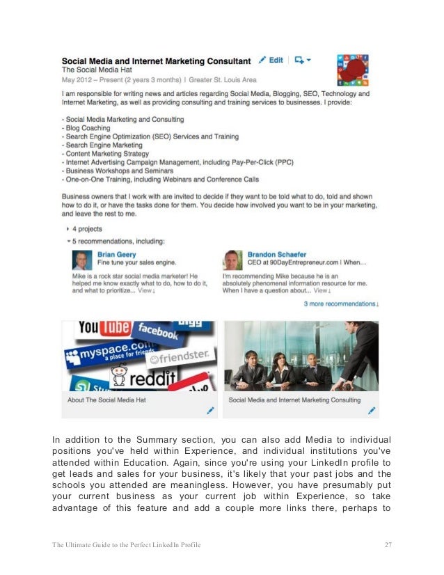 the ultimate guide to the perfect linkedin profile the ultimate guide to the perfect linkedin profile