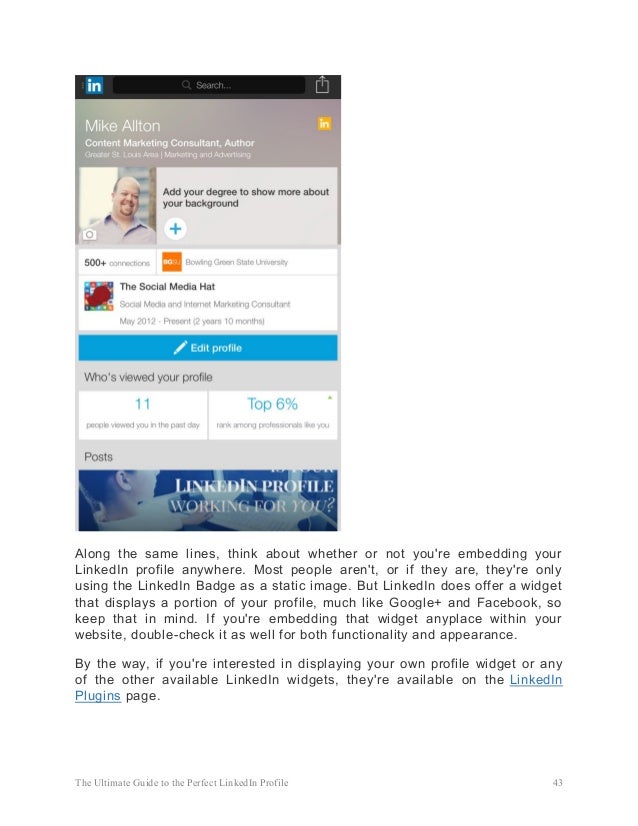 the ultimate guide to the perfect linkedin profile the ultimate guide to the perfect linkedin profile