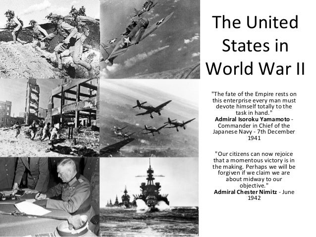 The United States Of World War II
