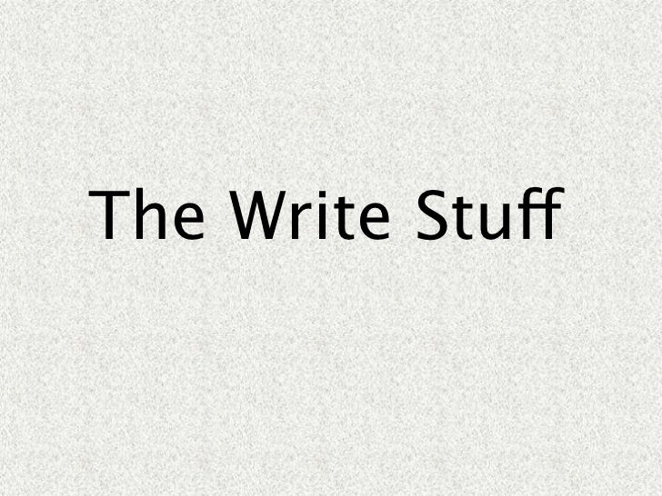 The Write Stuff Thinking Through Essays