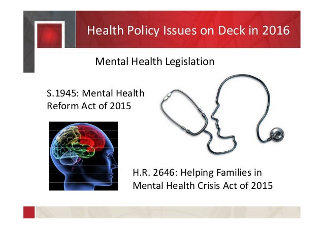 mental health policy issues
