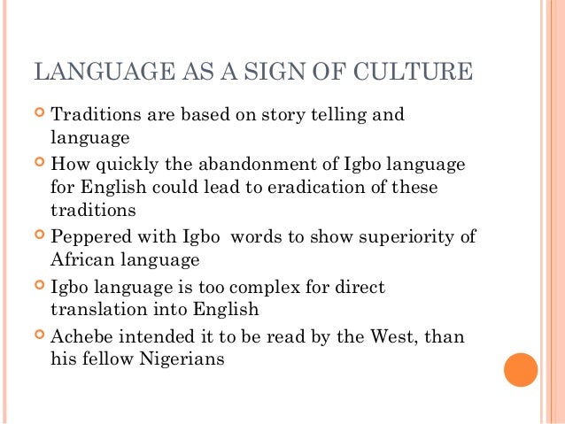 how does achebe depict ibo culture how does achebe depict ibo culture