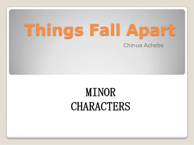 College Essays, College Application Essays - Achebe essay
